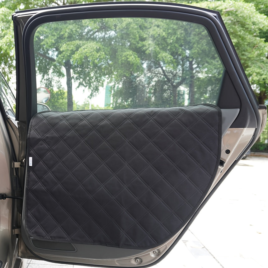 Car Door Protector for Dogs 2-Pack | Pet Scratch Guard Cover for Car Interior Door Panel, Waterproof Dirt-Resistant with Exclusive Lock Tabs