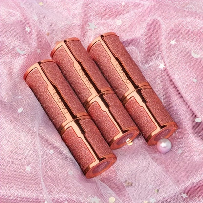 Shimmer Lipstick Set 2 Piece, Starry Sky High Gloss Waterproof Lip Color, Durable Glossy Shiny Lips Makeup for Women