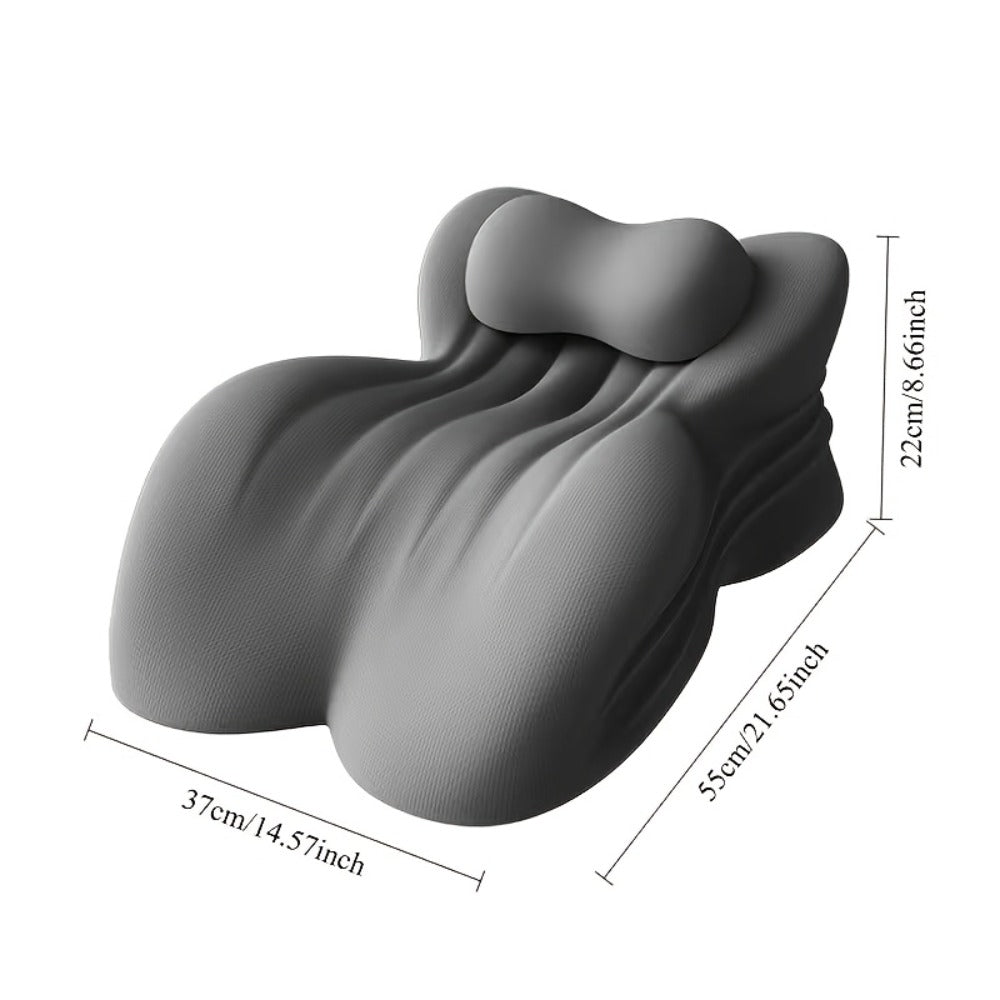 Wedge Pillow Memory Foam – Ergonomic Cervical & Lumbar Support for Stomach, Side & Back Sleepers | Breathable Removable Washable Cover
