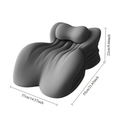 Wedge Pillow Memory Foam – Ergonomic Cervical & Lumbar Support for Stomach, Side & Back Sleepers | Breathable Removable Washable Cover