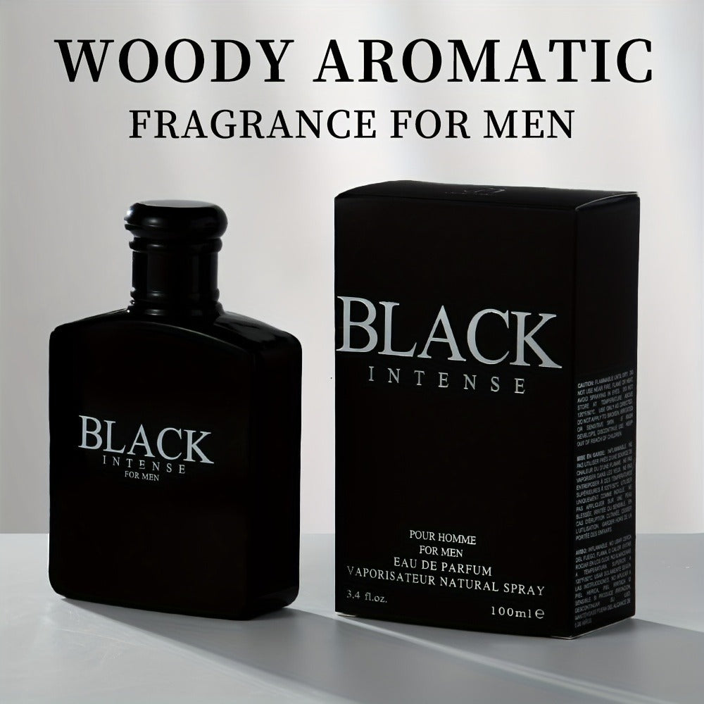 Men's Eau de Toilette Spray 3.4oz 100ml - Woody Fresh Masculine Cologne with Sage Lemon Absinthe EDT Fragrance for Men