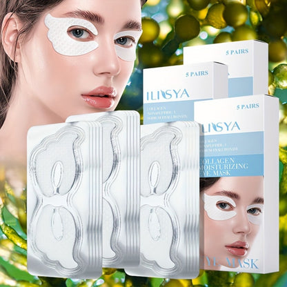 Marine Collagen & Niacinamide Eye Mask 15 Pairs 3 Boxes – Butterfly Design Moisturizing Under Eye Patches for Dark Circles Puffiness