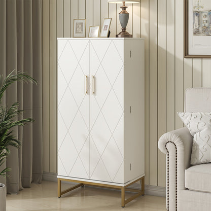 51-Inch Tall Kitchen Pantry Cabinet with Adjustable Shelves for Organized Everyday Storage detail image - detail view 4