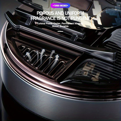Car Air Freshener Solar Helicopter Dashboard Diffuser with Refillable Chamber and Three Color Options