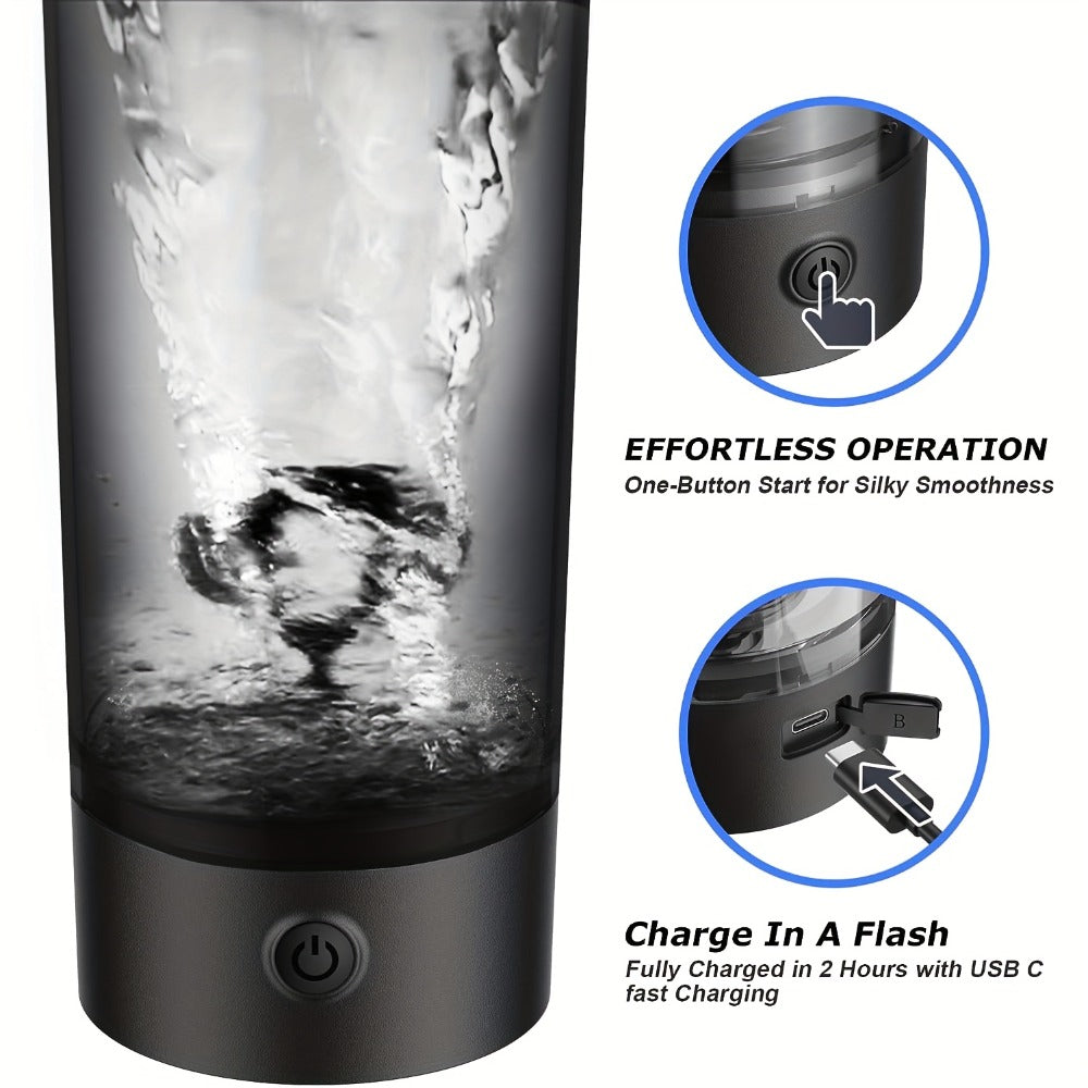 Electric Protein Shaker Bottle 24oz USB Rechargeable Self Stirring Blender Cup Portable Gym for Entryways, Bedrooms and Living Spaces