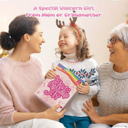 Kids Pretend Makeup Set for Girls Ages 3-12, Princess Cosmetics with Crossbody Coin Purse, Dress Up Role Play Toy