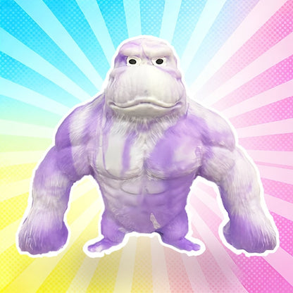 Stretchy Gorilla Fidget Toy Squishy Squeeze Monkey, PVA Sponge Sensory Stress Toy for Kids & Adults