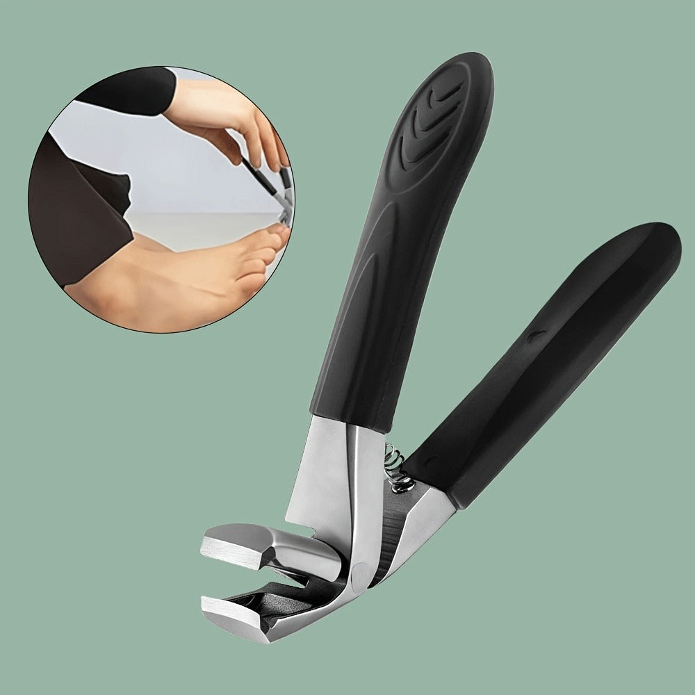 Toenail Clippers Set 7pcs Heavy Duty Wide Jaw – Professional Stainless Steel Pedicure Kit for Thick & Ingrown Toenails