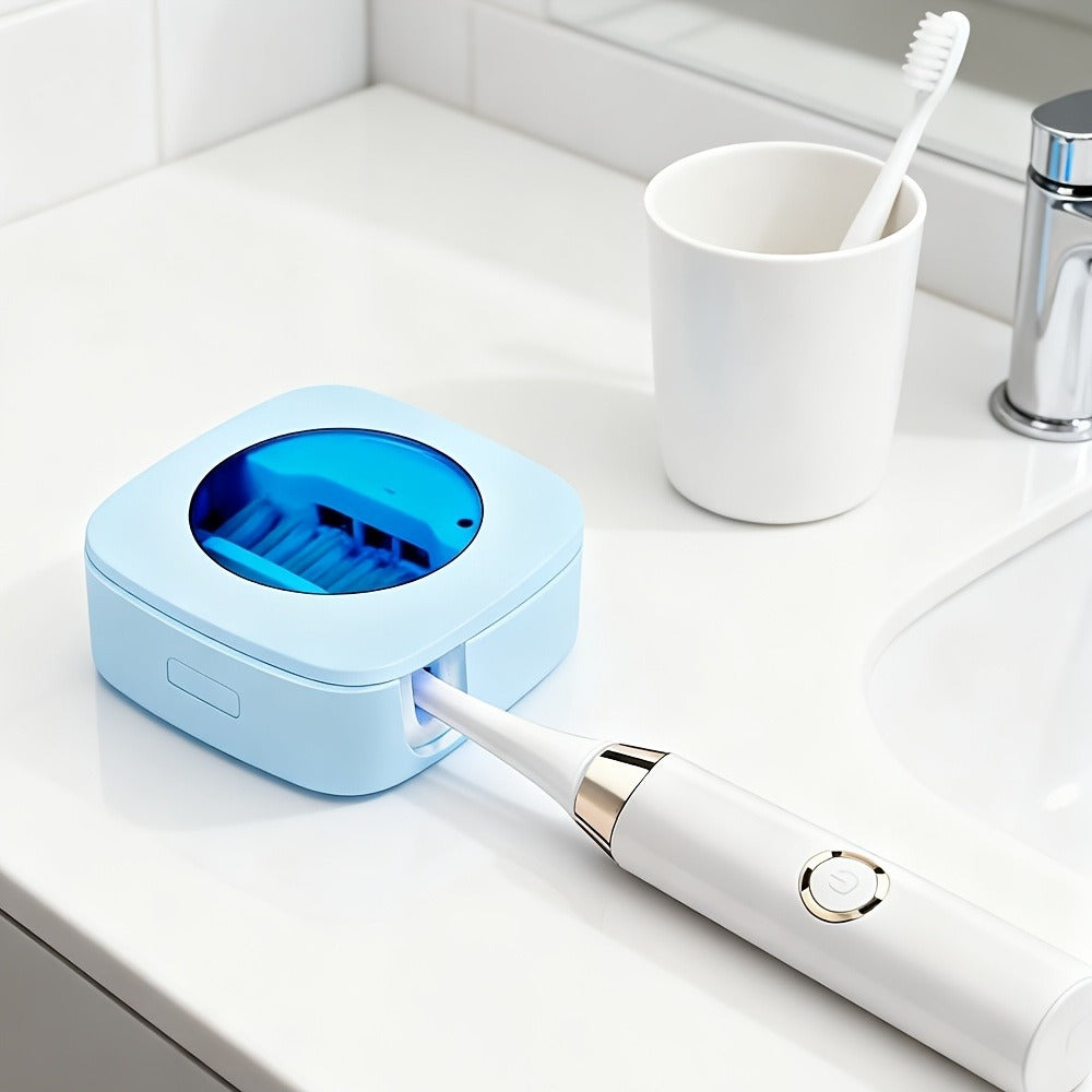 Toothbrush Case USB Rechargeable, 200mAh Battery Compact Portable Toothbrush Cover for Travel