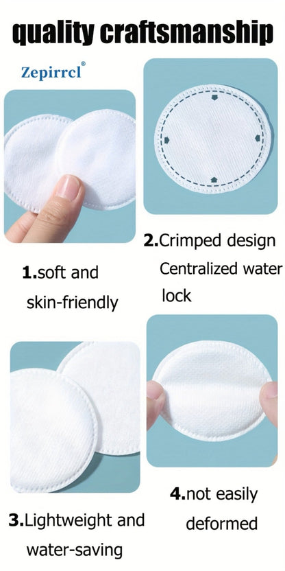 Cotton Rounds Makeup Remover Pads 600pcs – Soft Lint-Free Disposable Facial Cleansing Pads for All Skin Types, Toner Application