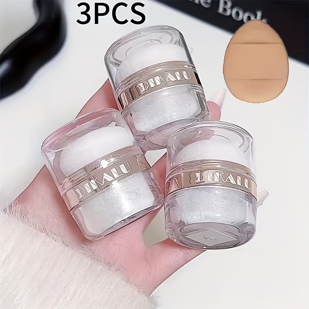 Glitter Highlighter Powder Set 3pcs Shimmer for Face & Body – Radiant Sparkle Fairy Glow Buildable Medium Coverage