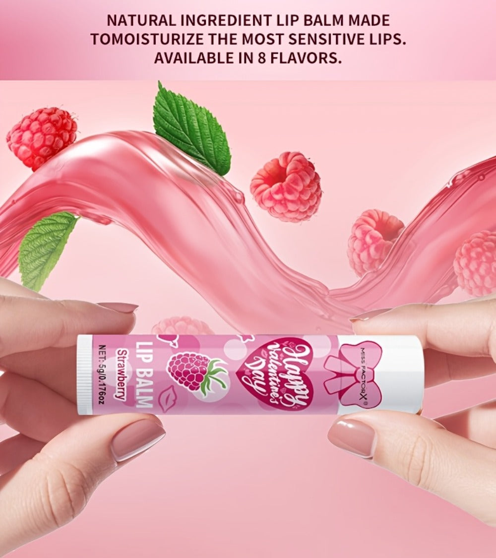 Glossy Tinted Lip Balm Set 20 PCS Gift Box – Moisturizing Long-Lasting Hydration Replenishing Lip Care for Dry Sensitive Lips Women Birthday