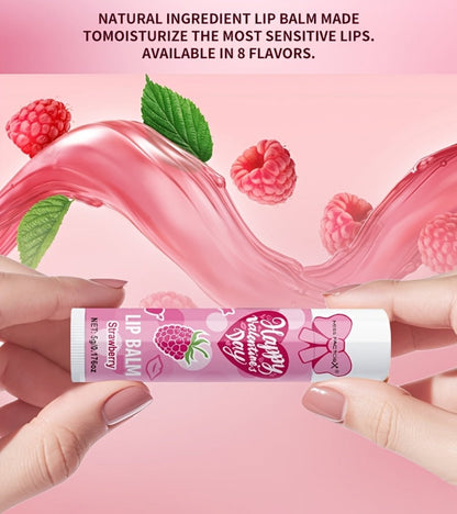 Glossy Tinted Lip Balm Set 20 PCS Gift Box – Moisturizing Long-Lasting Hydration Replenishing Lip Care for Dry Sensitive Lips Women Birthday