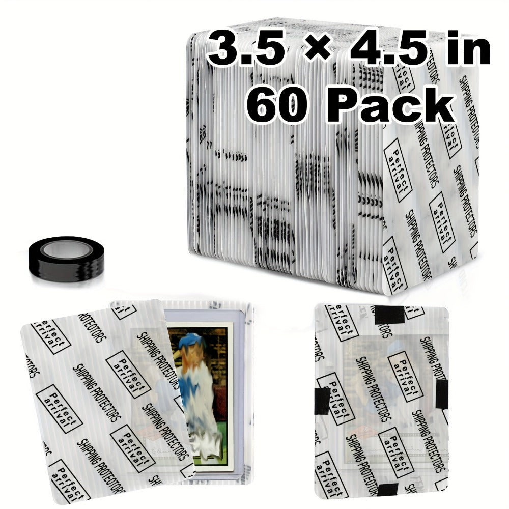 Trading Card Shipping Protectors 60/120/510 Count 3.5x4.5 Inch – Premium Rigid Plastic Card Mailer Inserts for Sports Cards
