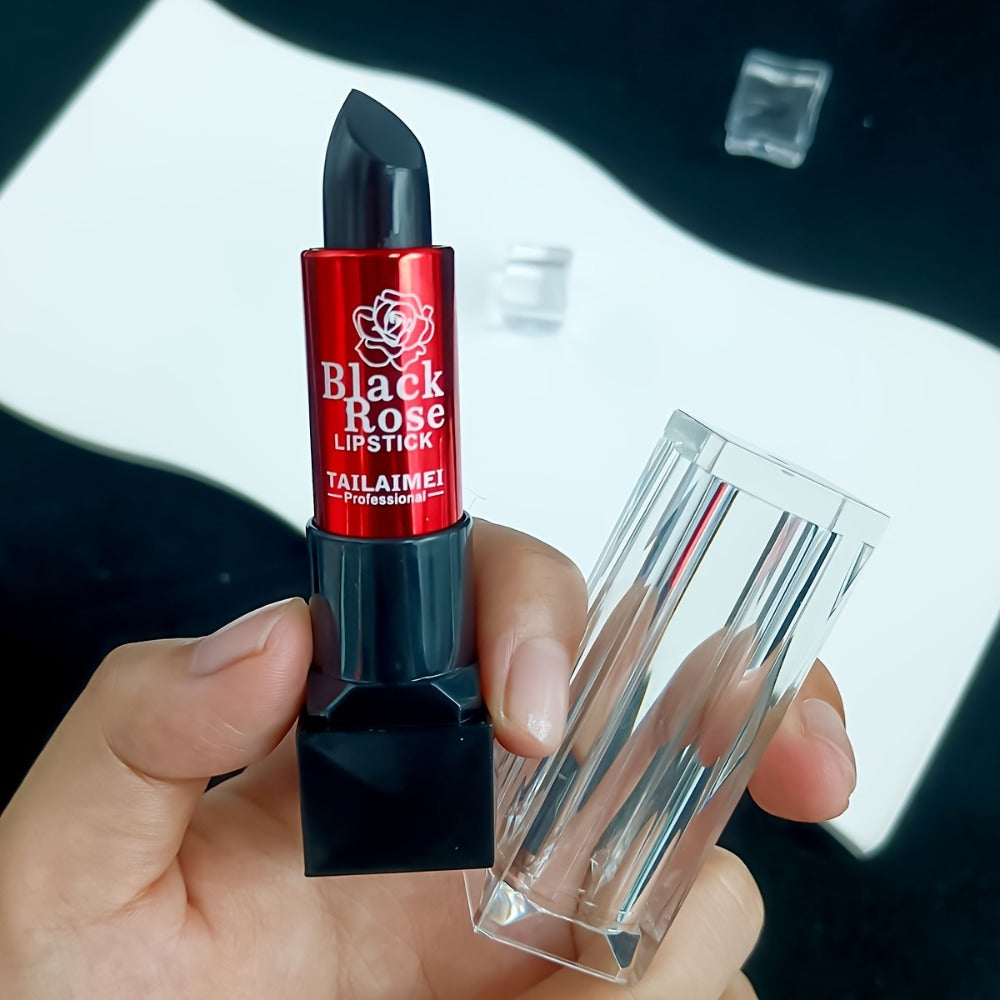 Non-Stick Moisturizing Red Lipstick – Velvety Matte Finish Long Lasting No Transfer Lip Color, Smooth Precise Application Natural Red Tone
