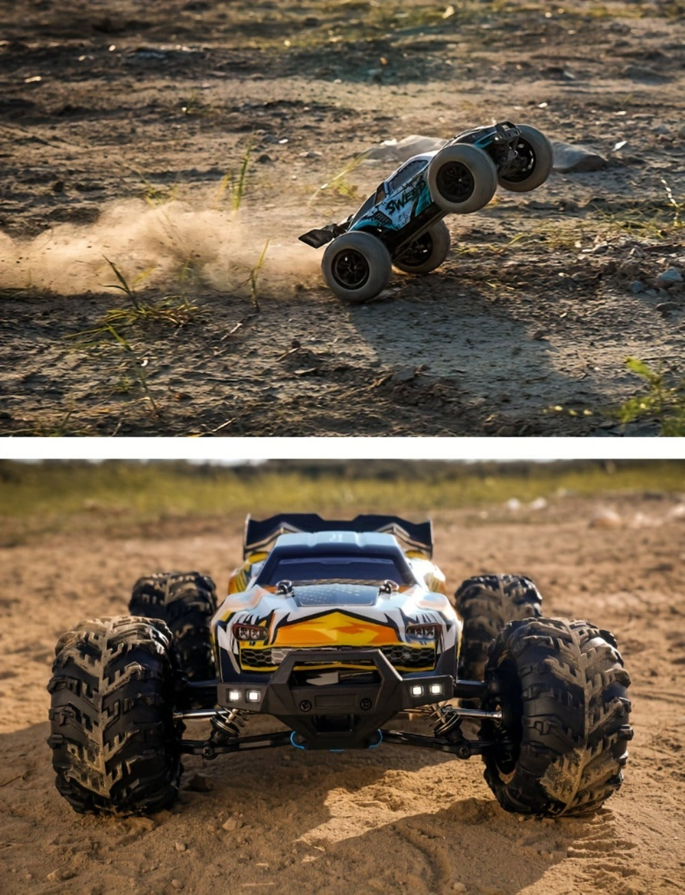 High Speed RC Off-Road Car 70KM/H Brushless Motor 1:14 1:16 Scale with the Listed Color, Size or Set Options for Everyday Use