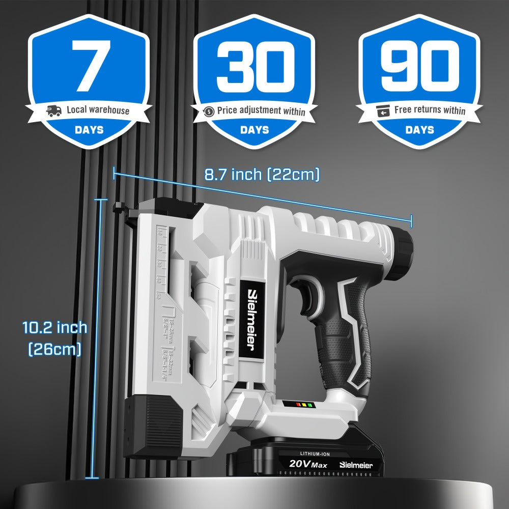 Cordless Stapler Nailer 2-in-1, 20V/4V Brad Nailer Without Compressor, with Safety Striker Guard