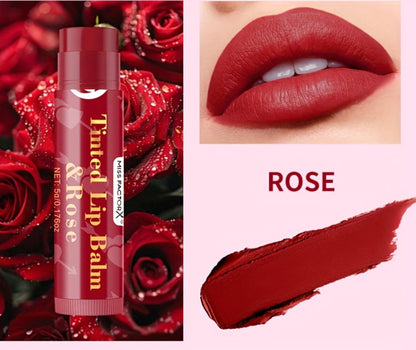 MISS FACTOR 30-Piece Tinted Lip Balm Set with Capped Tubes Organized into Six Color Groups