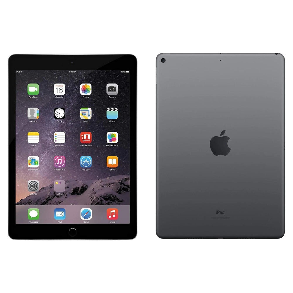 Refurbished iPad Air 1st Generation 16GB Wi-Fi Space Gray, 9.7" Retina Display Apple A7 Chip 8600mAh Battery