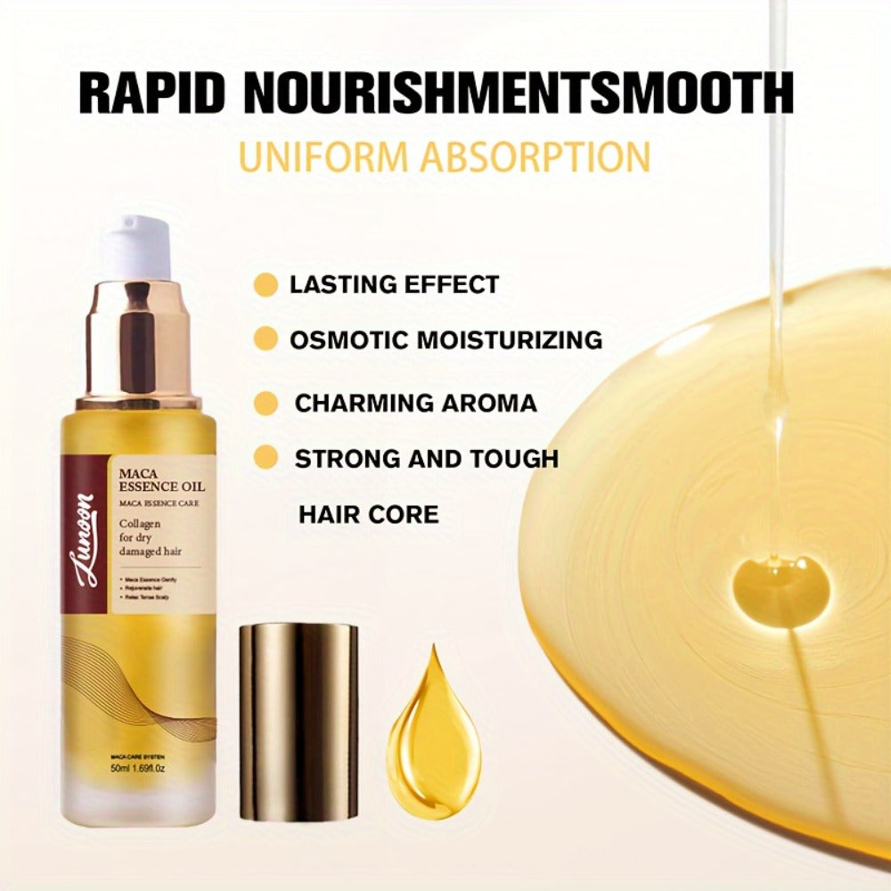 Argan Oil Hair Mask Deep Conditioning Treatment with Collagen | Cold Press Moroccan Oil for Dry Frizzy Curly Fine Hair | Long-Lasting