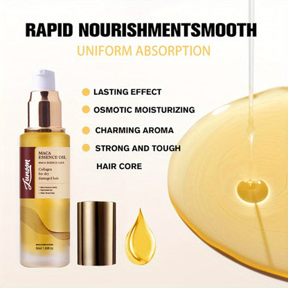Argan Oil Hair Mask Deep Conditioning Treatment with Collagen | Cold Press Moroccan Oil for Dry Frizzy Curly Fine Hair | Long-Lasting