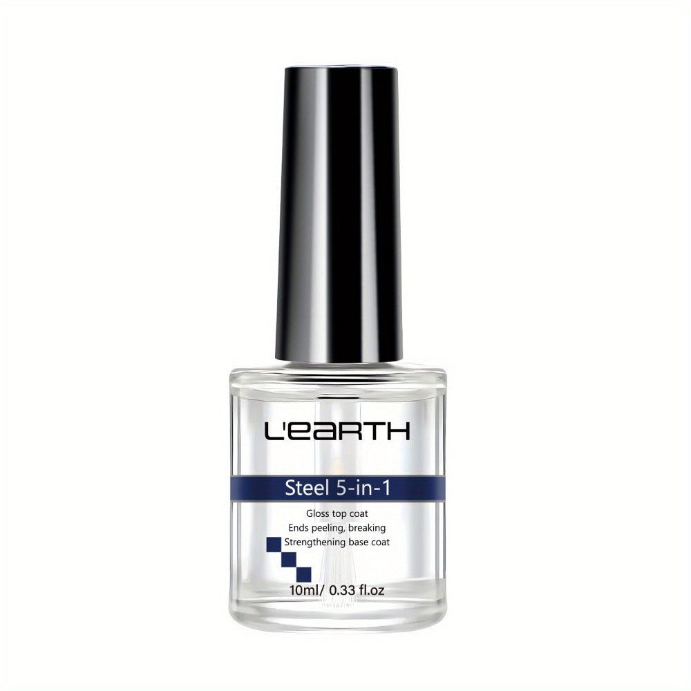 Nail Strengthening Kit 5-in-1 Formaldehyde-Free, Top Coat, Base Coat, Nail Hardener, Cuticle Oil & Polish
