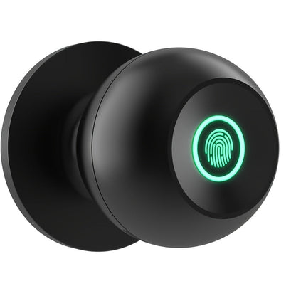 K10 Rechargeable Smart Door Knob with Fingerprint & App Control – 3-in-1 Keyless Entry, Entrance/Passage/Privacy Mode
