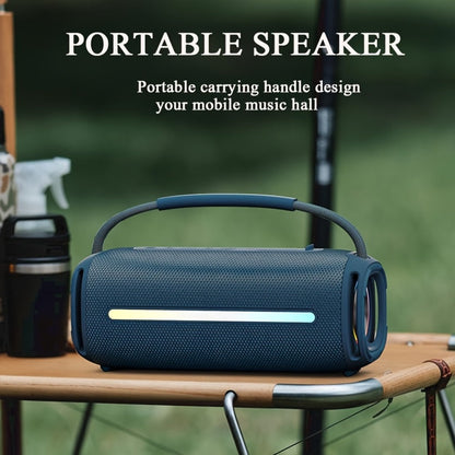 Portable Bluetooth Speaker 50W Party Audio Model with LED Lights, FM Radio, USB and TF Playback