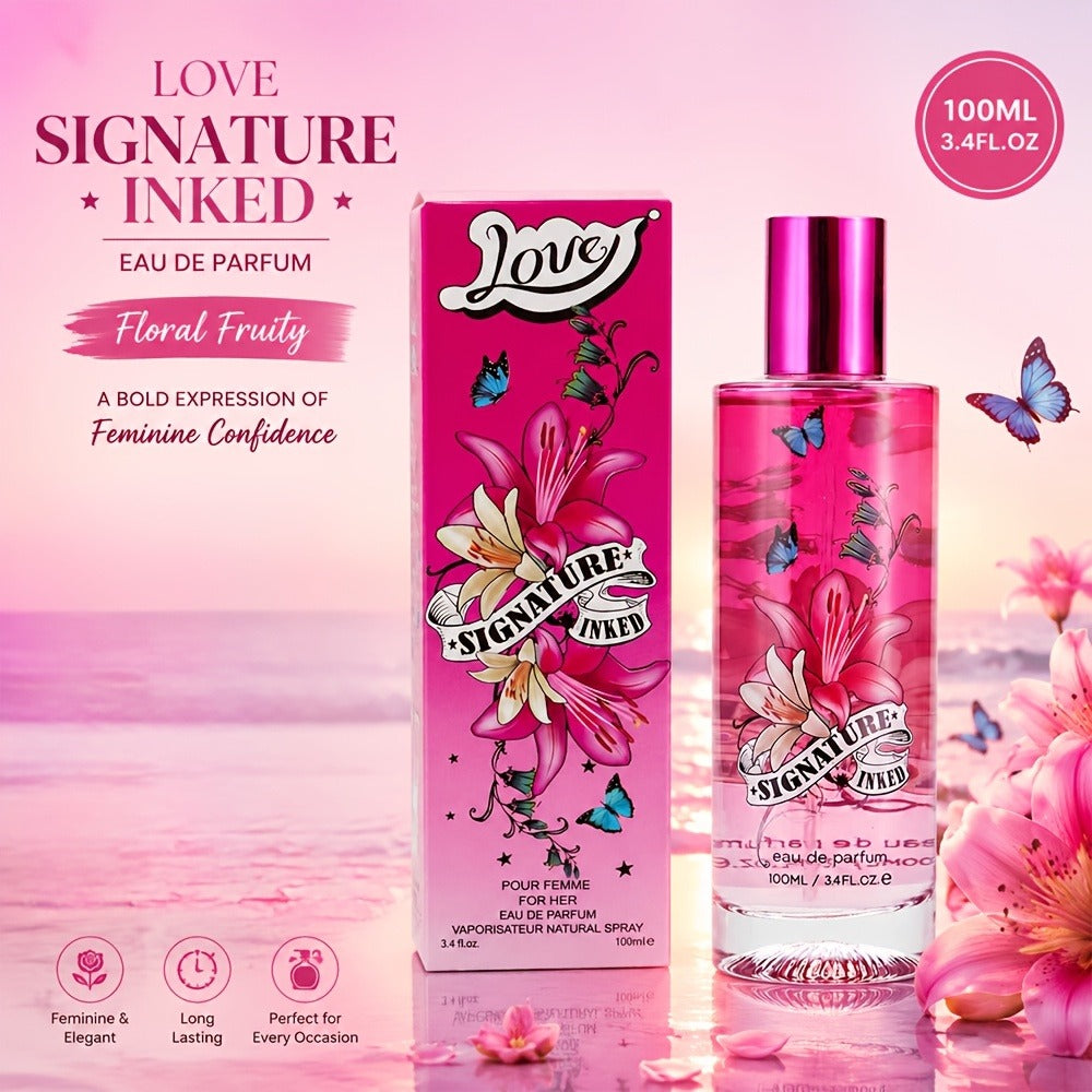 Perfume for Women in 3.4 oz Pink Spray with Mango, Grapefruit and Wild Strawberry Profile, 1 or 2 Pack