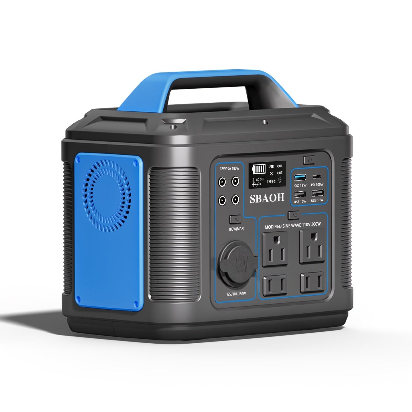 Portable Power Station, Solar Generator Camping RV Emergency Backup for an Everyday Personal Care Routine