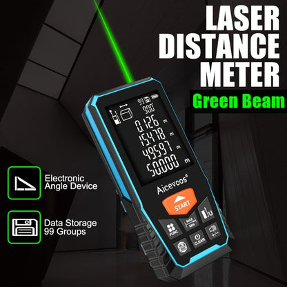 Laser Distance Meter Green Beam Digital Rangefinder 50M 70M 100M 120M Laser Tape Measure for Entryways, Bedrooms and Living Spaces