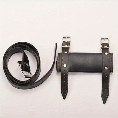 Sword Belt Holster with Dual Buckle Loops in Black or White for Katana-Style Costume Props