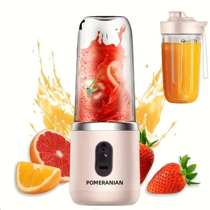 Portable Blender Rechargeable, Mini Personal Juicer for Smoothies, Milkshakes & Juice, USB Charging