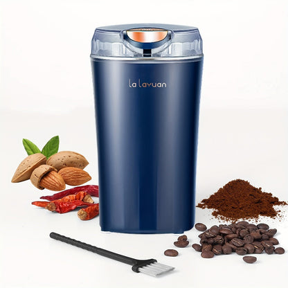 Electric Coffee Grinder 200W | Quiet Spice Grinder | 80g Large Capacity 12 Cups | 304 Stainless Steel Blade | One-Touch Operation | Grinds