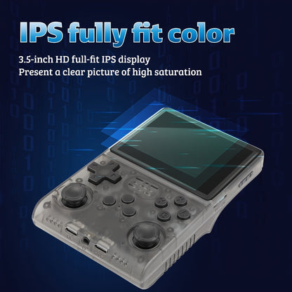 R40S PRO Handheld Retro Game Console 256GB, 3.5 Inch IPS Screen Portable Emulator with Linux System