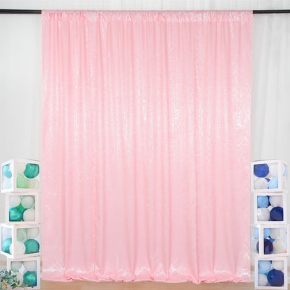 Sequin Backdrop Curtain for Party Wedding – 4x8ft Shimmering Glitter Curtain for Birthday Photo Booth Stage Decoration, Easy Hang
