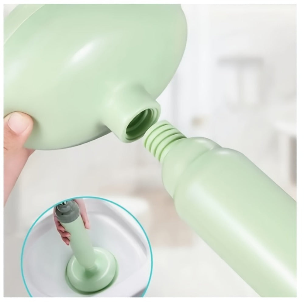 Flexible High-Pressure Drain Pipe Clog Remover – Manual Toilet Plunger & Pipe Dredging Tool