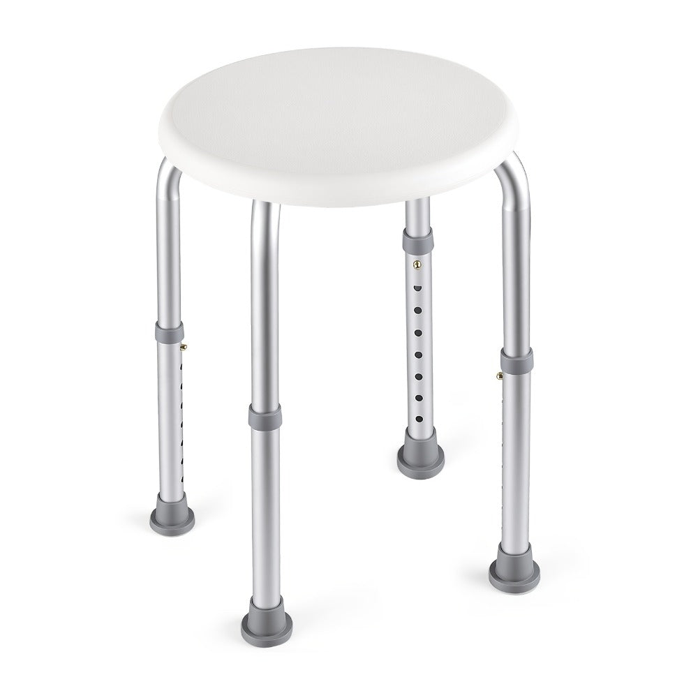 Shower Stool for Inside Shower, Adjustable Height Bath Seat, Stable Bathroom Stool for Sitting, Fits Showers & Bathtubs
