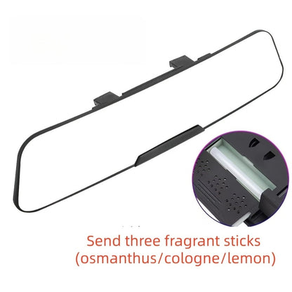 Anti-Glare Rearview Mirror 12" Wide Angle Panoramic – Universal Clip-On Convex Mirror for Car, SUV & Truck