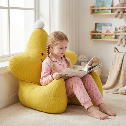 Kids Reading Pillow Star Shape with Neck Support Back Support Lumbar Support & Armrests Spine for Entryways, Bedrooms and Living Spaces