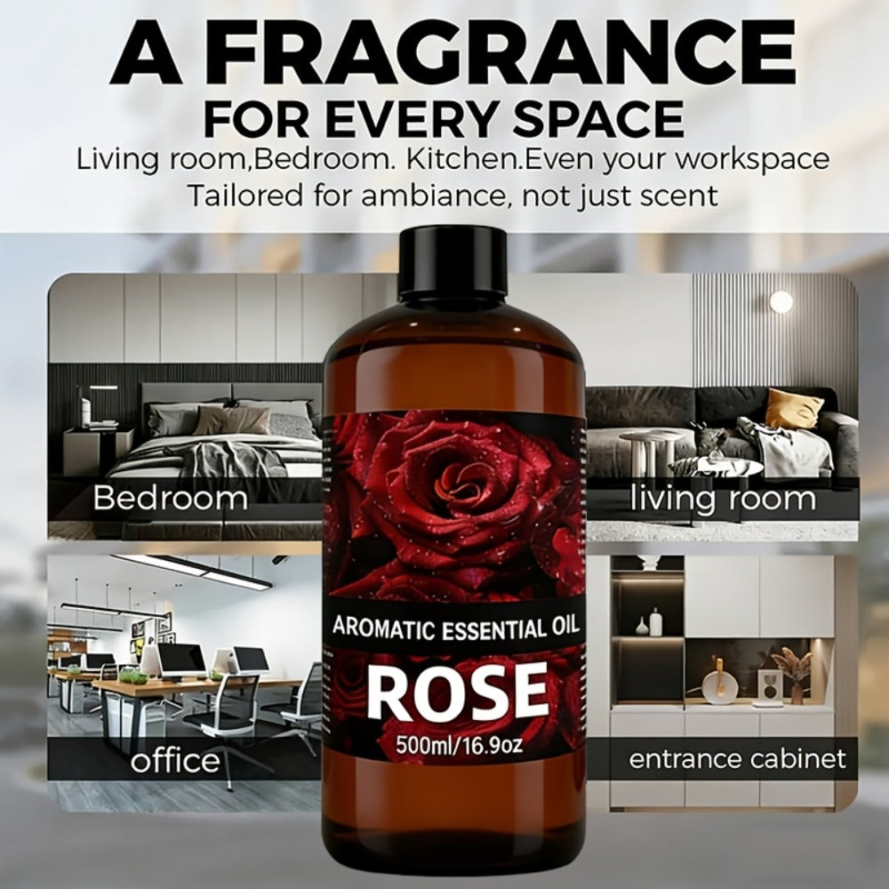 Premium Aromatic Oil Rose White Peach Ocean Sandalwood Woody Cologne Fragrance for Diffuser for Entryways, Bedrooms and Living Spaces