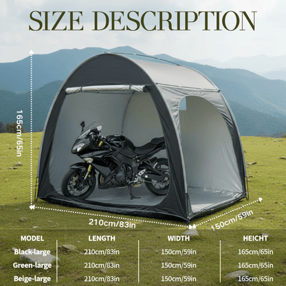 Bike Storage Tent Outdoor for Garden, Patio and Yard Use, with the Listed Configuration, for Everyday Use and Organized Storage