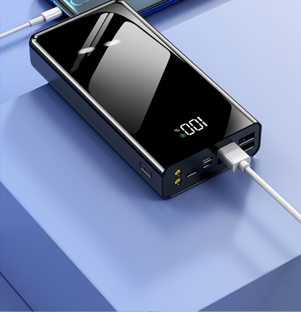 50000mAh High Power Bank Portable Charger LED Display USB-C Micro USB Fast Charging Multi-Port for an Everyday Personal Care Routine