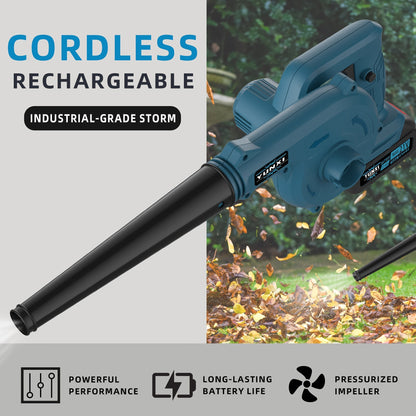 Cordless Leaf Blower, Portable Electric Handheld Blower Lawn Garden Car for Garden, Patio and Yard Use