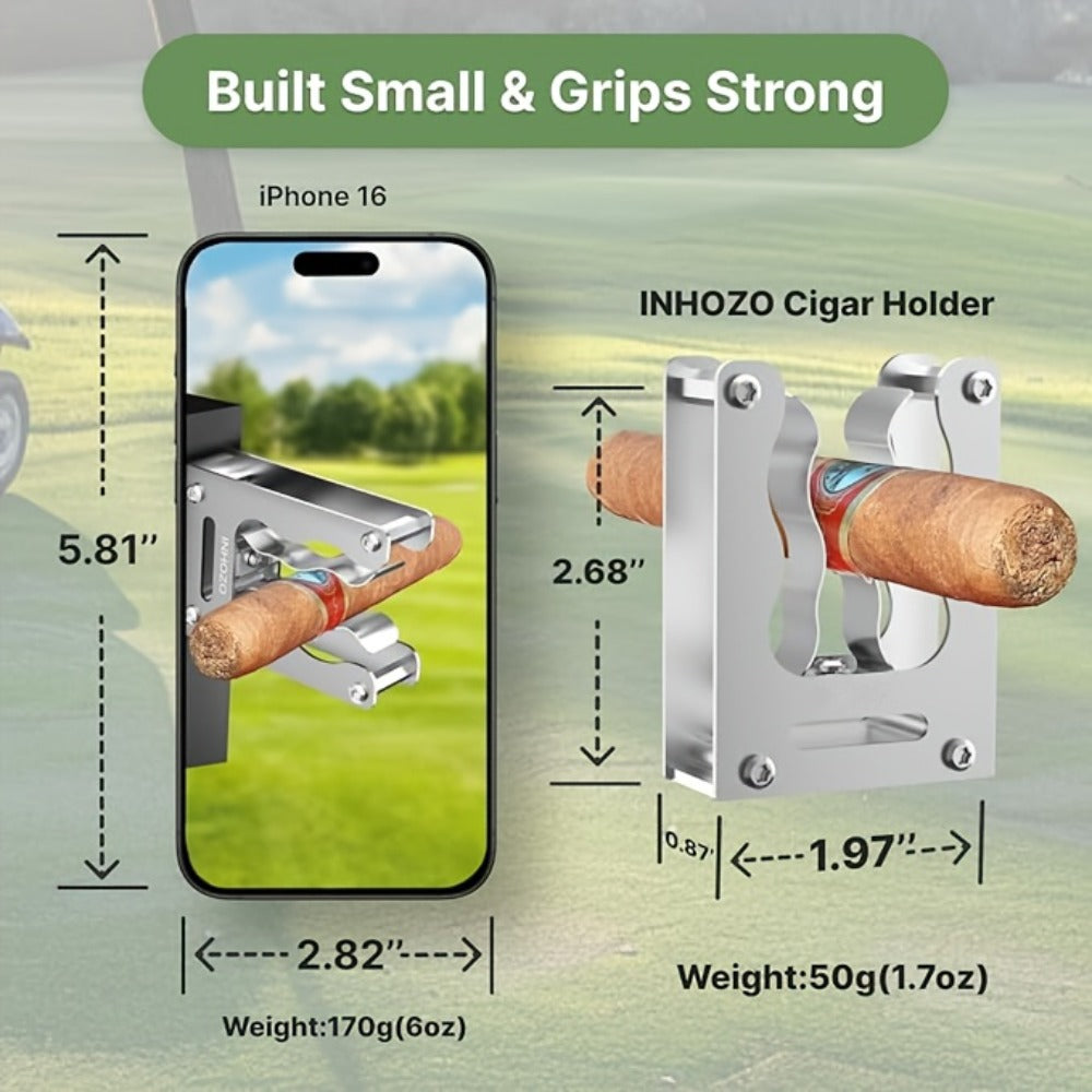 Magnetic Cigar Holder Heavy Duty Secure Grip – Fits Golf Carts, Beach Chairs, Fishing Rods & Boats | On-the-Go Smoking Accessory | 7 Colors