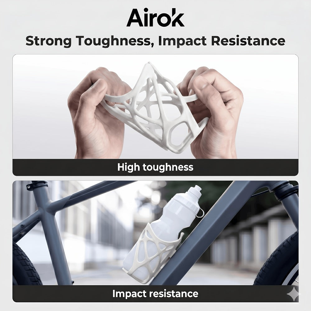 3D Printer Filament Airok Silk PLA 1.75mm 1kg Spool with Ten Glossy Solid, Dual-Color and Rainbow Options