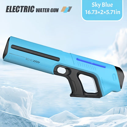 LED Light-Up Electric Water Gun Auto-Fill USB Rechargeable 40Ft Range with the Listed Color, Size or Set Options for Everyday Use