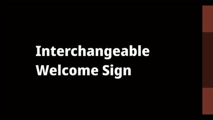 Porch Sign with 12 Interchangeable Seasonal Icons 47 Inch Tall – Welcome Sign for Front Door, Wind Resistant Leaner Board for Patio Yard