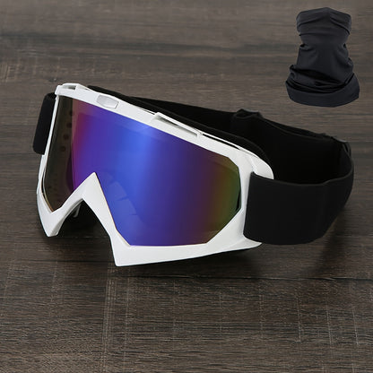 Thirty-Style NAFEIB Ski Goggle and Matching Headwear Set with Mirrored, Clear, Silver and Gray Lens Options
