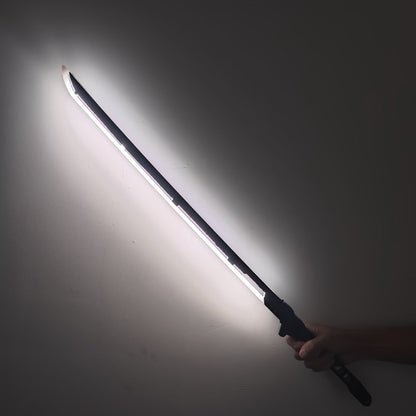 LED Cyberpunk Katana Prop 80cm Acrylic Luminous with the Listed Color, Size or Set Options for Everyday Use